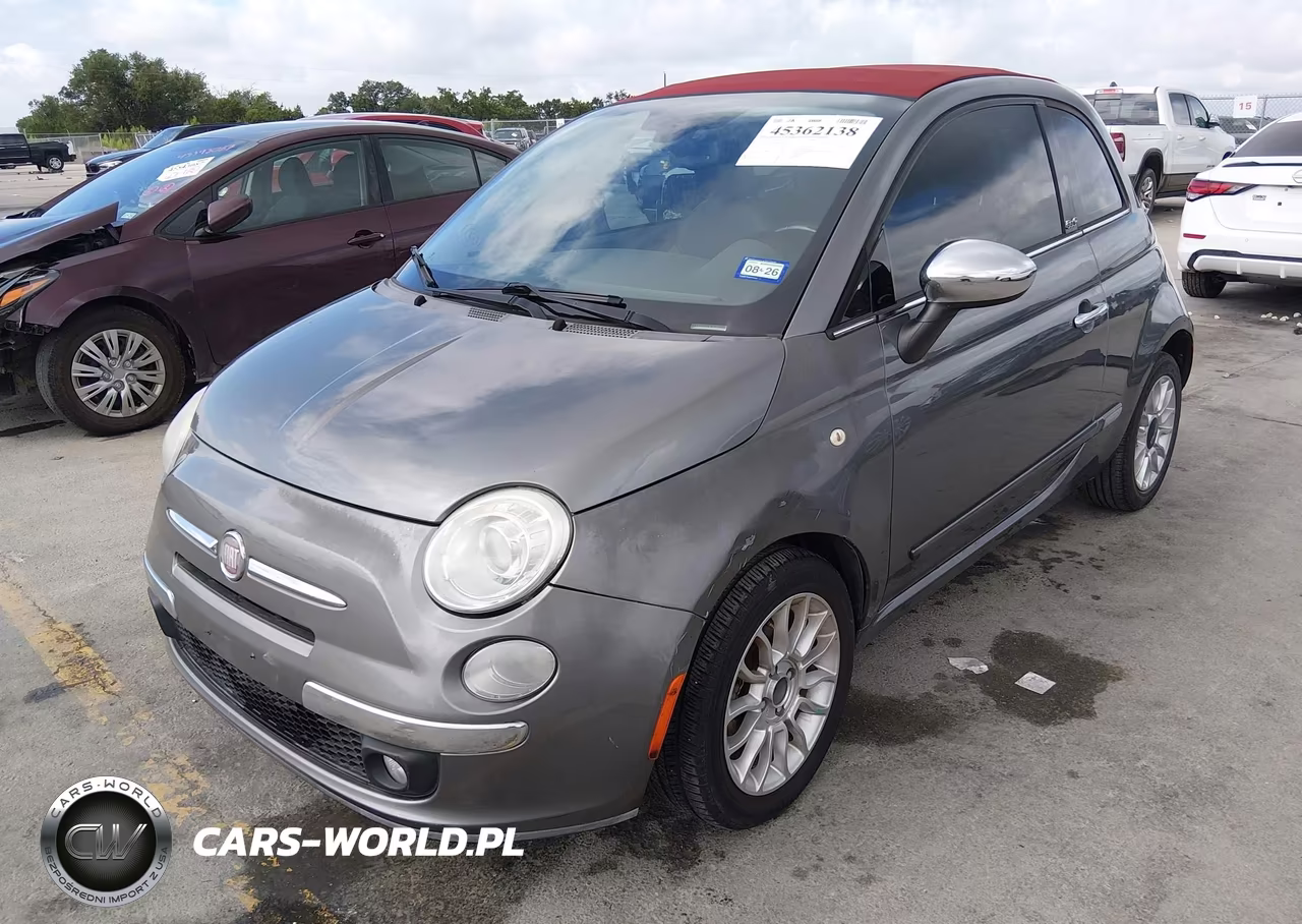 2012 Fiat 500C Lounge VIN:3C3CFFER9CT370509 - 2