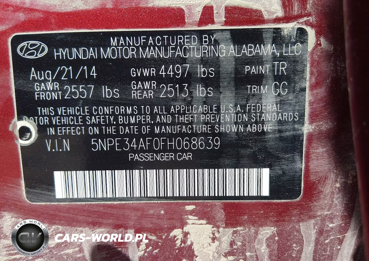 2015 Hyundai Sonata Sport VIN:5NPE34AF0FH068639 - 9
