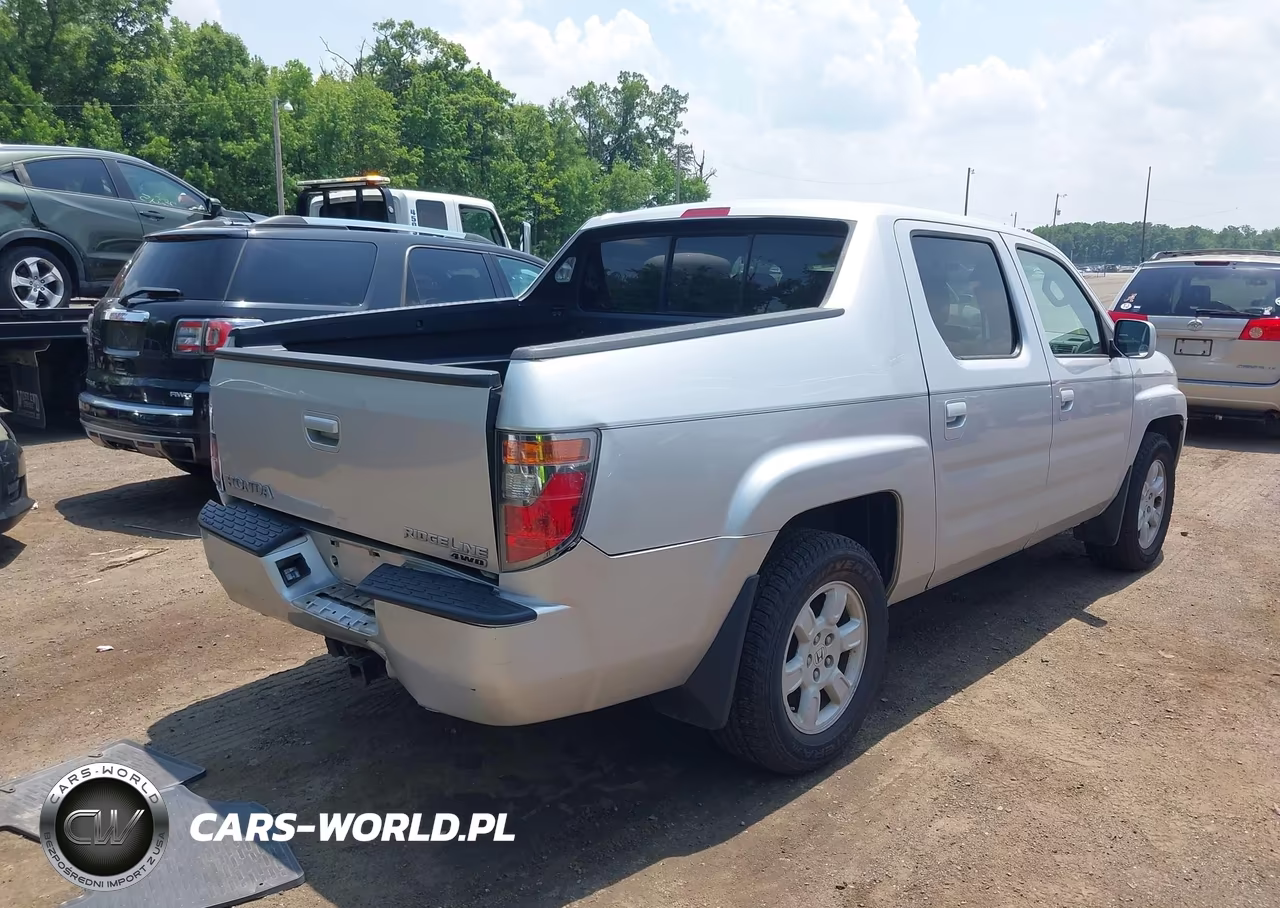 2007 Honda Ridgeline Rtl VIN:2HJYK16577H545684 - 4