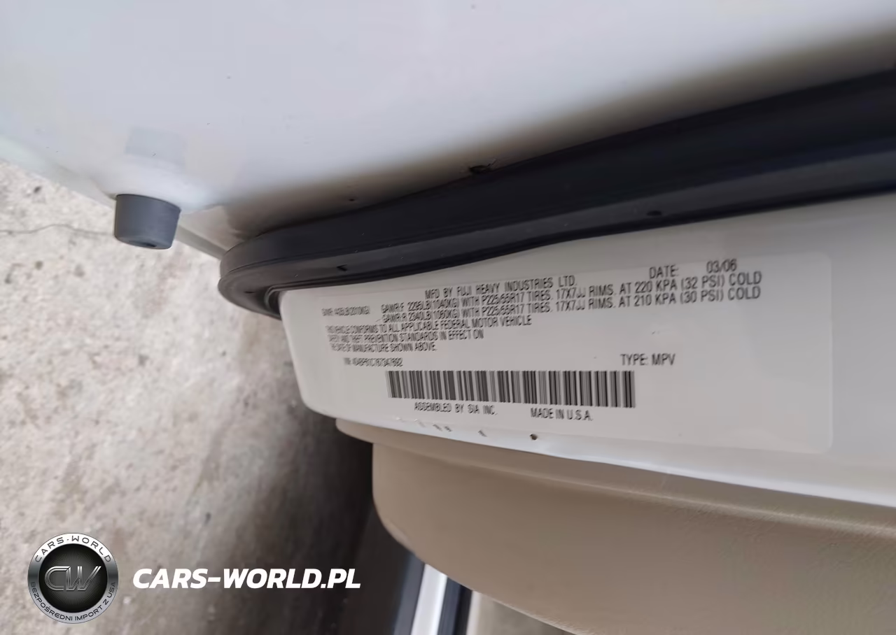 2006 Subaru Outback 2.5I VIN:4S4BP61C767347692 - 9