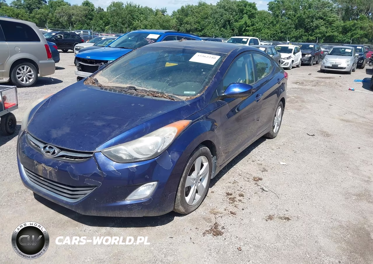 2013 Hyundai Elantra Gls VIN:5NPDH4AE5DH455057 - 2