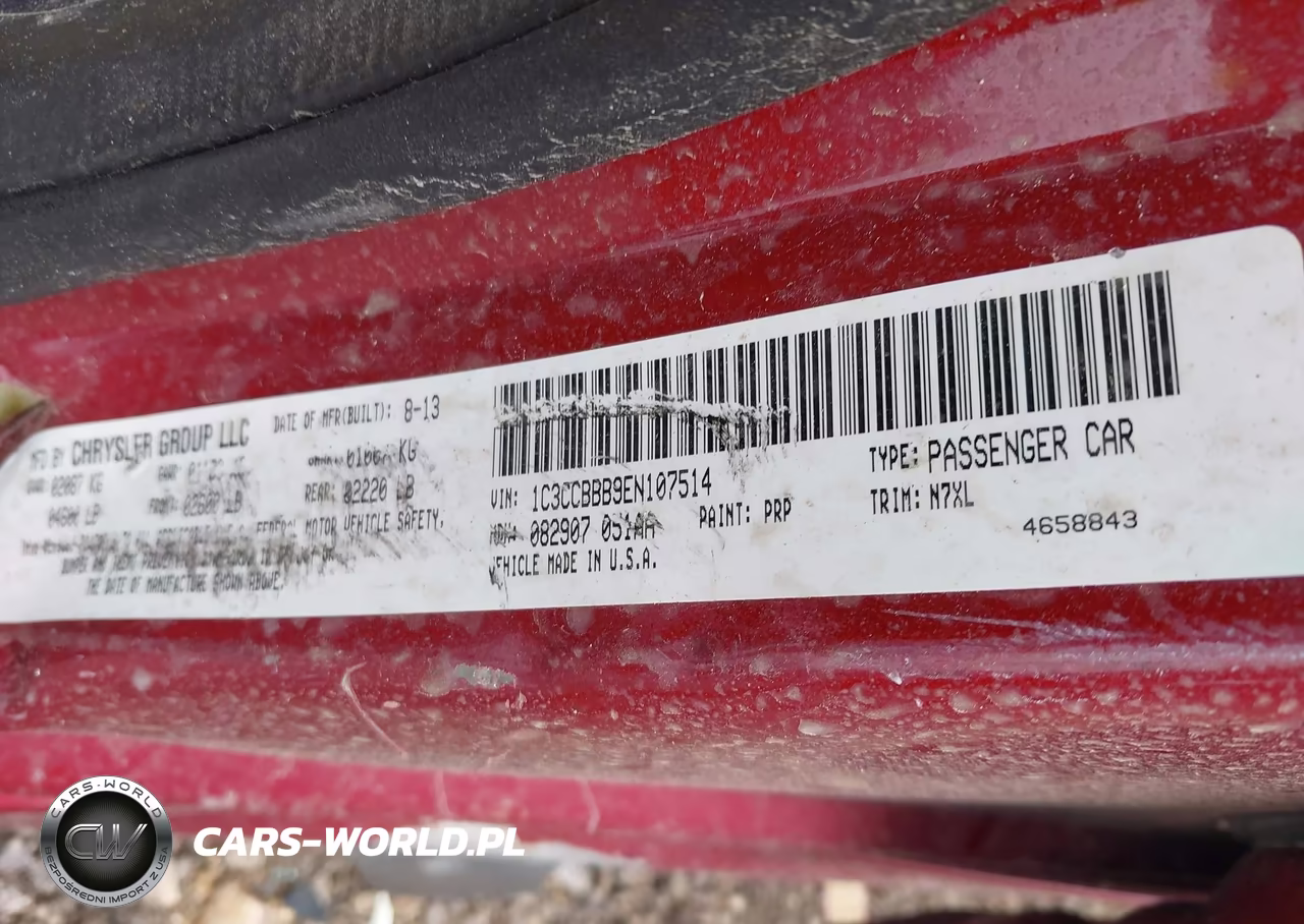 2014 Chrysler 200 Touring VIN:1C3CCBBB9EN107514 - 9
