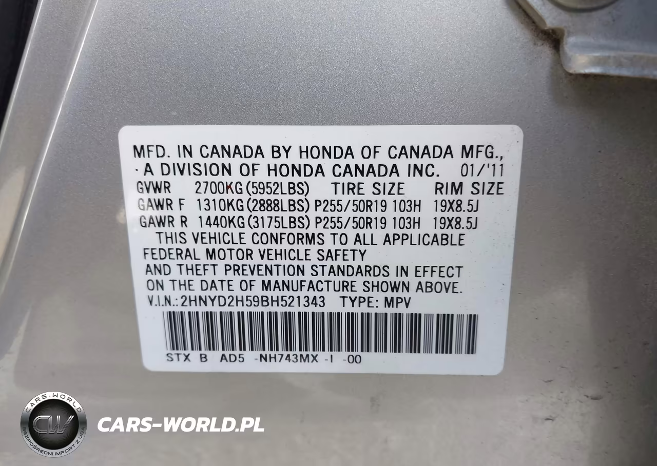 2011 Acura Mdx Advance Package VIN:2HNYD2H59BH521343 - 9