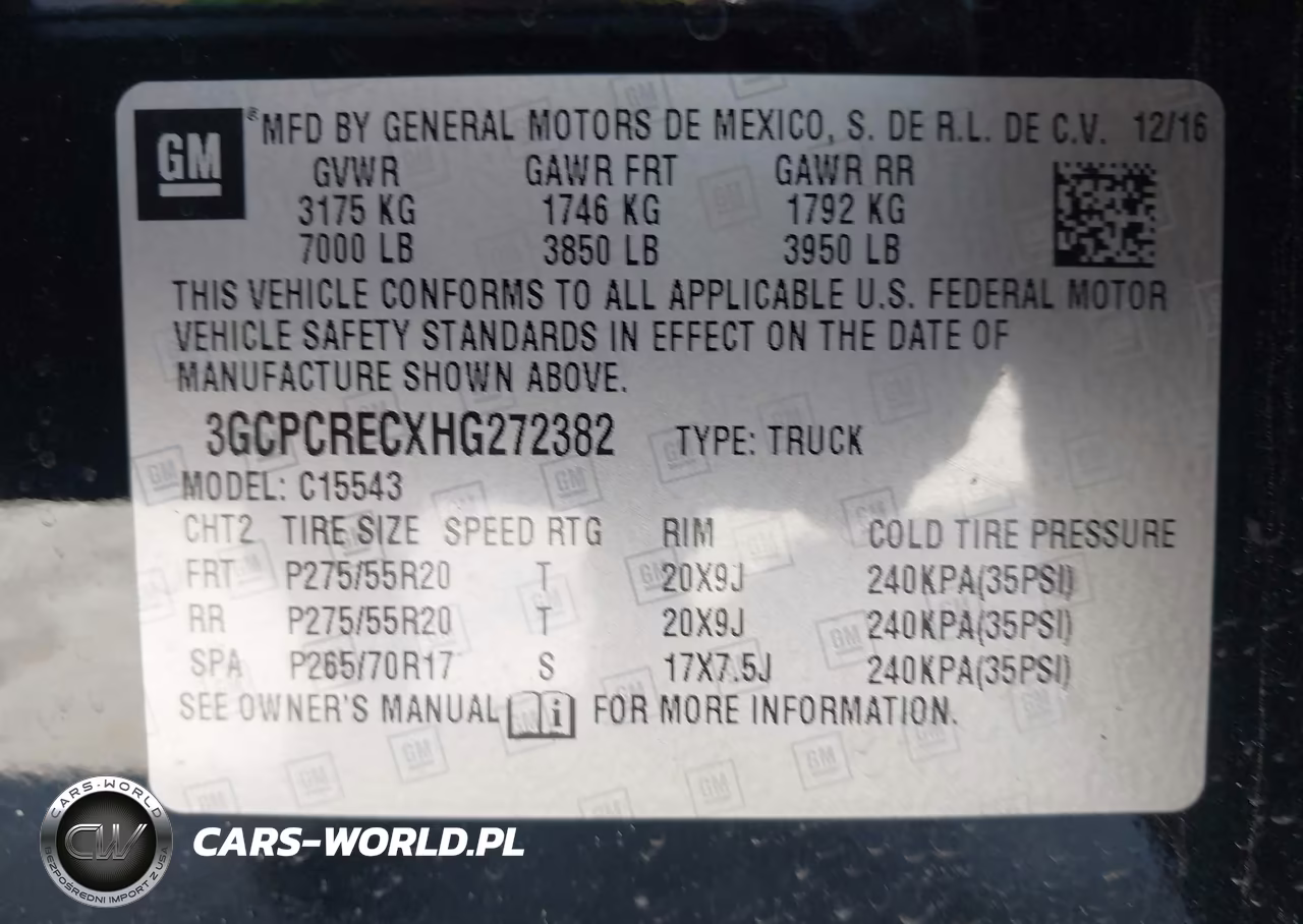 2017 Chevrolet Silverado 1500 Lt VIN:3GCPCRECXHG272382 - 9