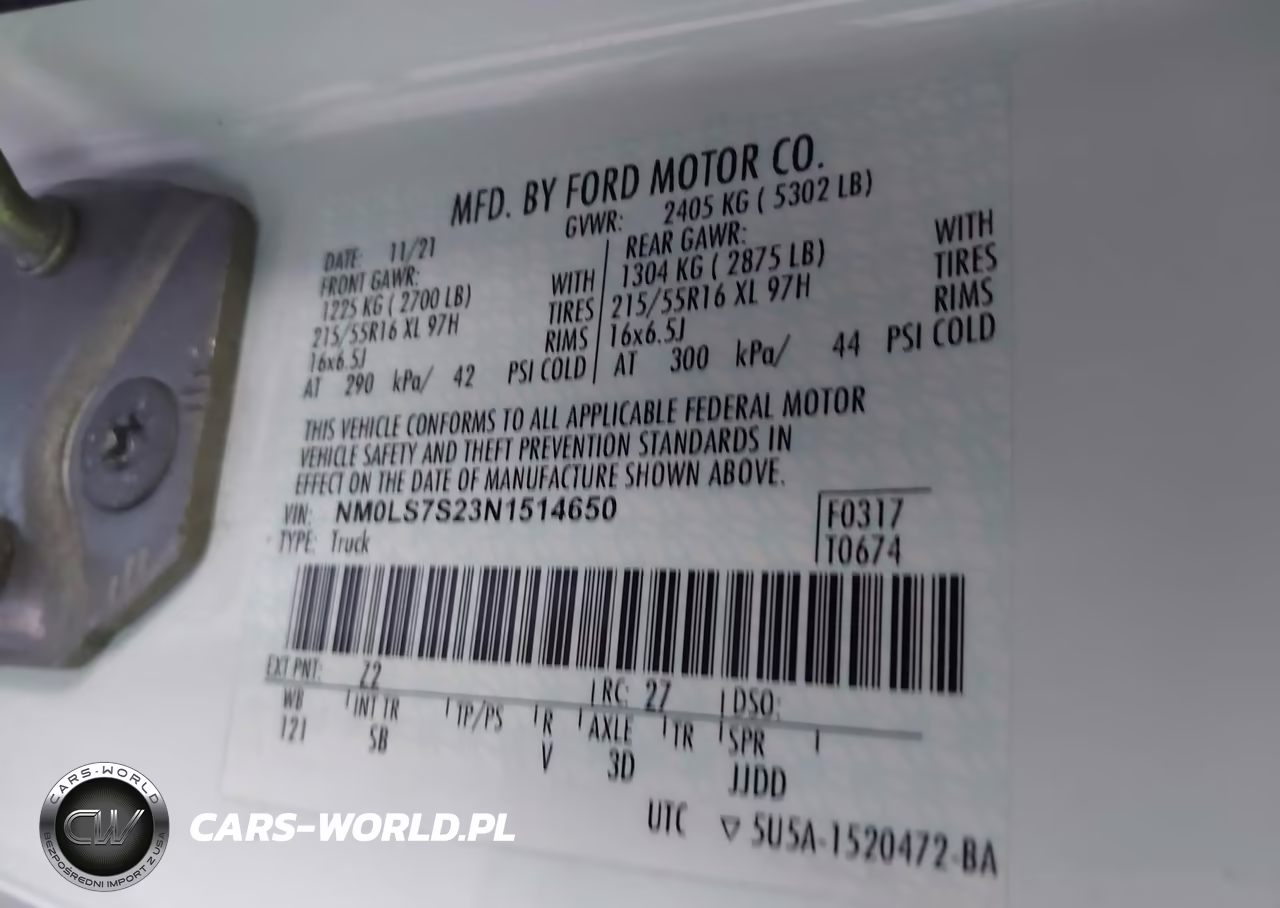 2022 Ford Transit Connect Xl VIN:NM0LS7S23N1514650 - 9