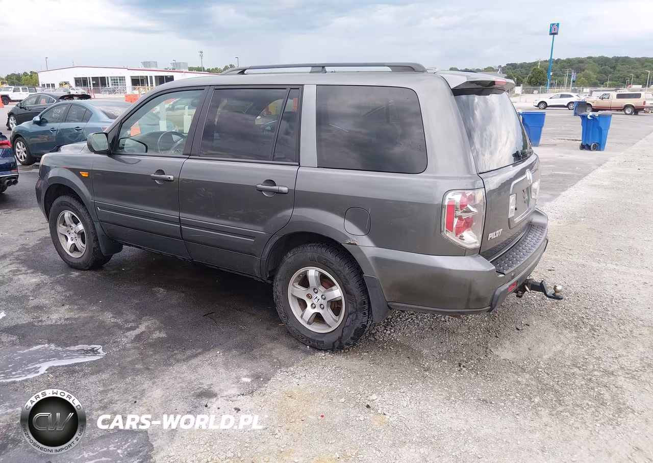 2007 Honda Pilot Ex-L VIN:2HKYF185X7H516029 - 3