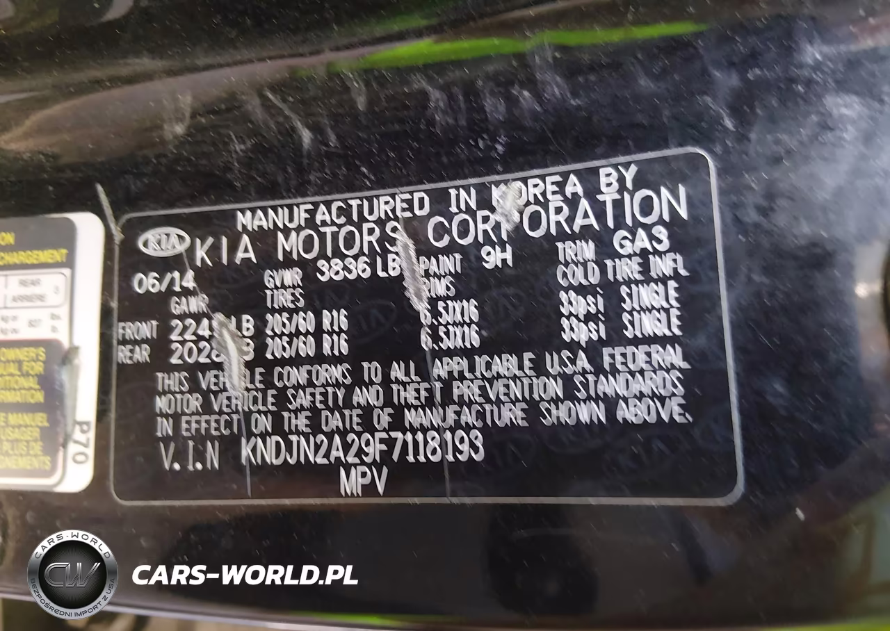 2015 Kia Soul VIN:KNDJN2A29F7118193 - 9