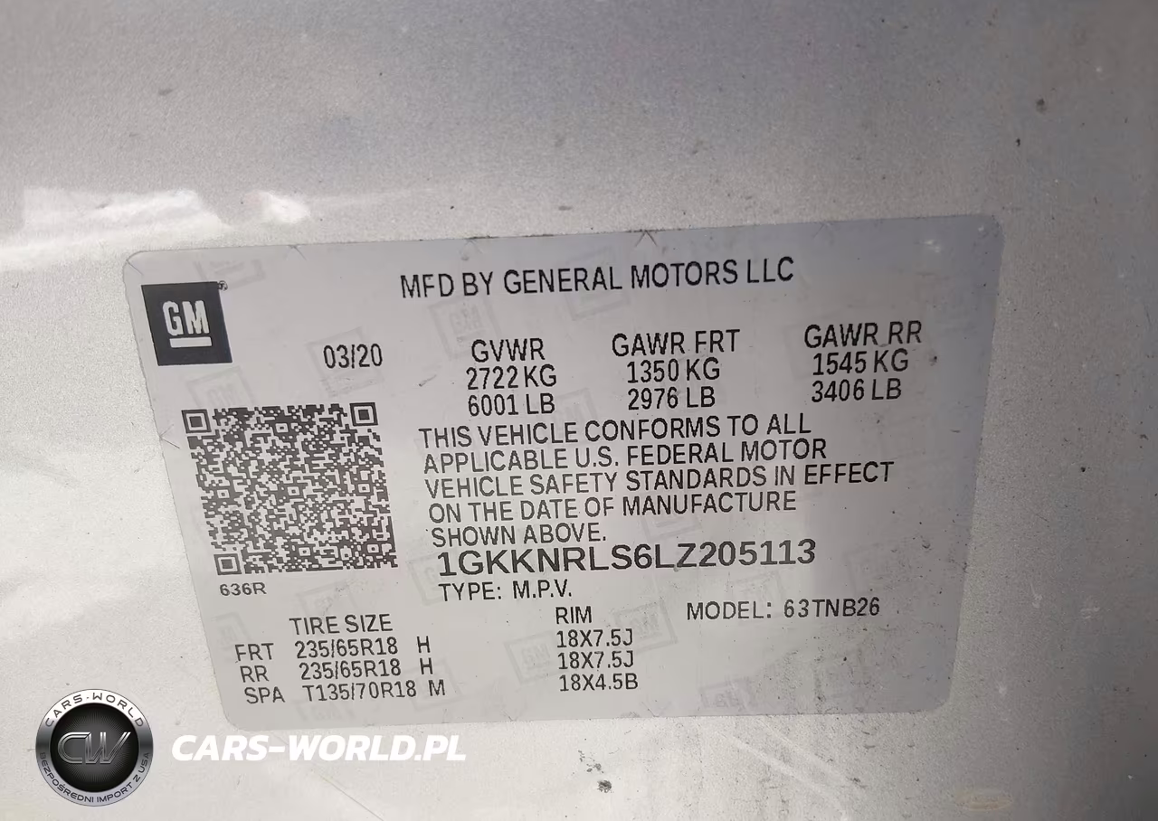 2020 GMC Acadia Fwd Sle VIN:1GKKNRLS6LZ205113 - 9