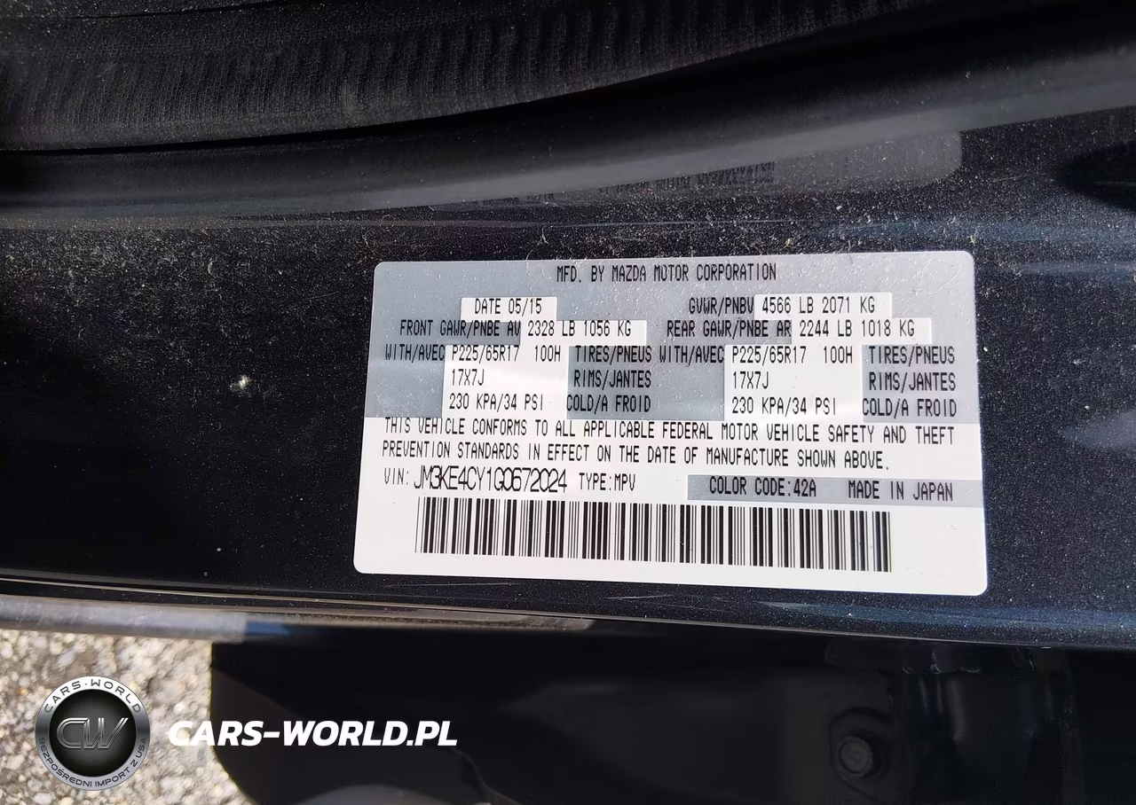 2016 Mazda Cx-5 Touring VIN:JM3KE4CY1G0672024 - 9