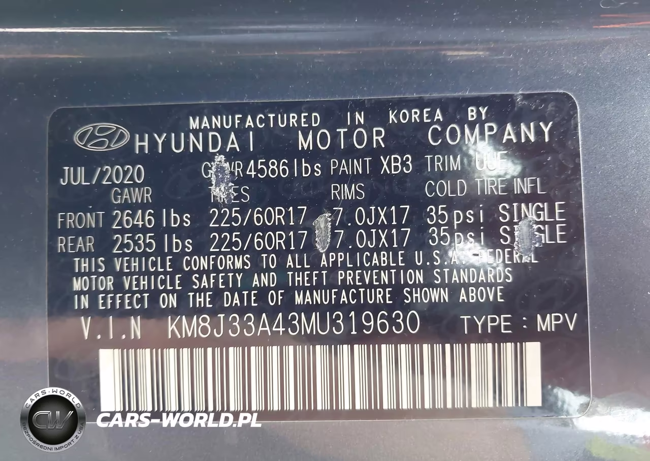 2021 Hyundai Tucson Value VIN:KM8J33A43MU319630 - 9