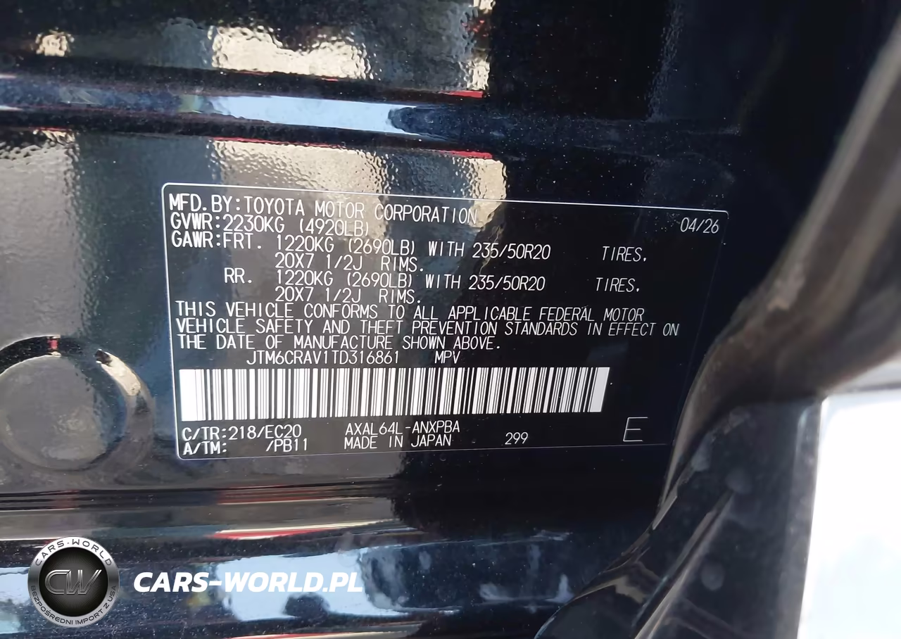 2026 Toyota Rav4 Xse VIN:JTM6CRAV1TD316861 - 9