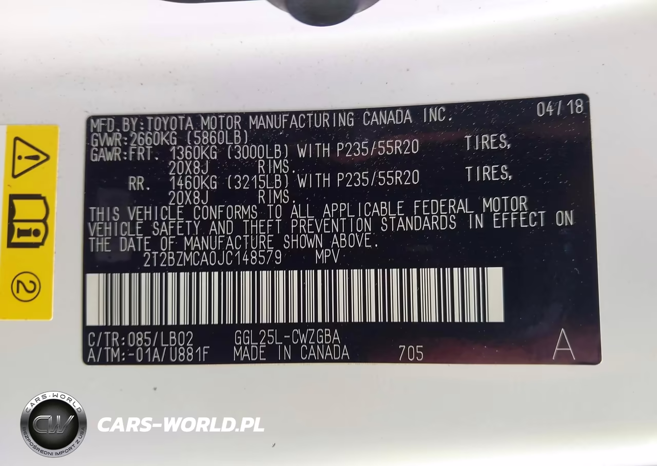 2018 Lexus Rx 350 VIN:2T2BZMCA0JC148579 - 9