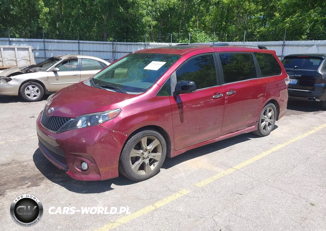 2014 Toyota Sienna Se 8 Passenger VIN:5TDXK3DCXES519348 - 2