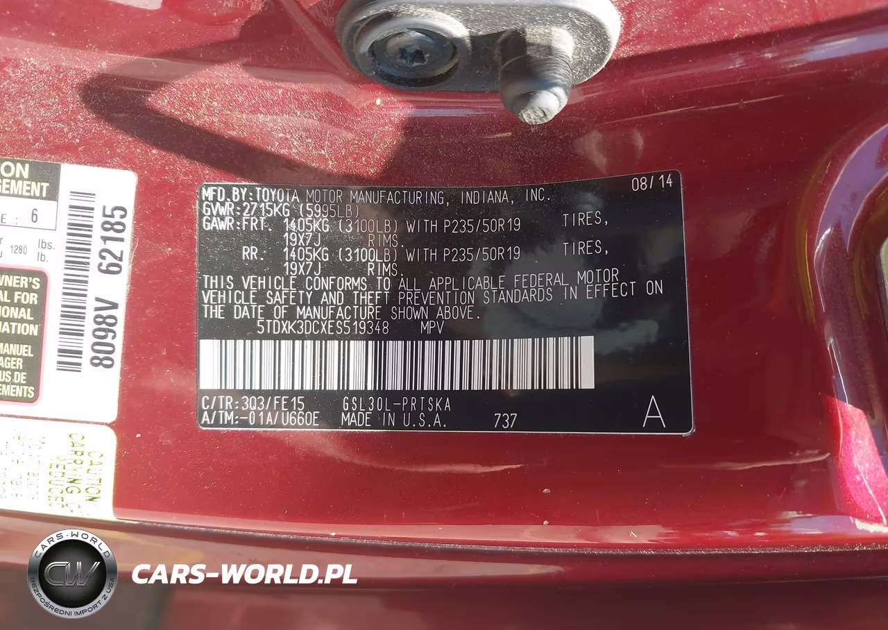 2014 Toyota Sienna Se 8 Passenger VIN:5TDXK3DCXES519348 - 9