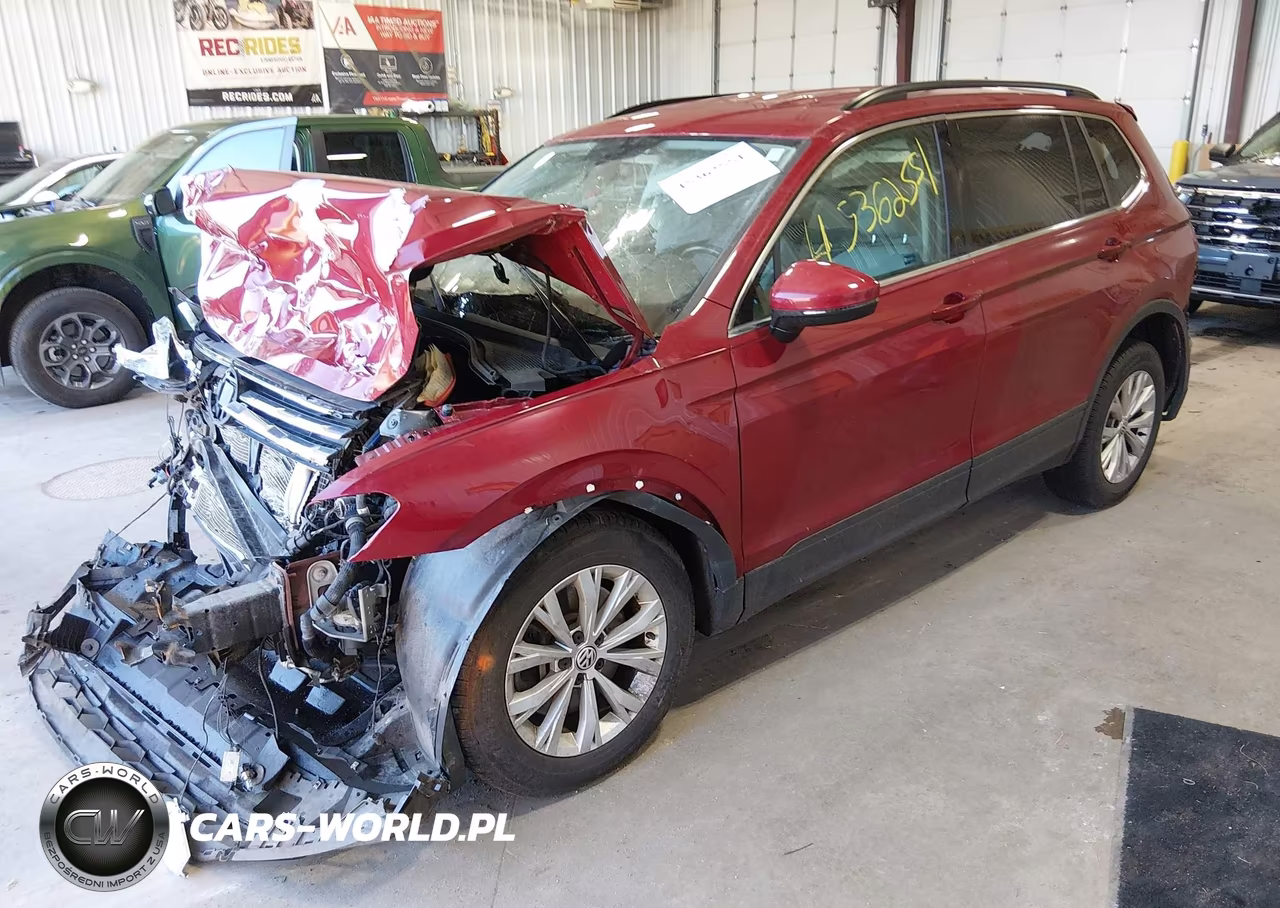 2019 Volkswagen Tiguan 2.0T Se-2.0T Sel-2.0T Sel R-Line-2.0T Sel R-Line Black VIN:3VV2B7AX7KM047101 - 2