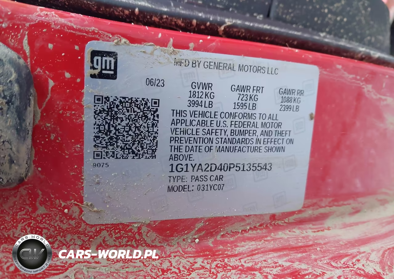 2023 Chevrolet Corvette Stingray Rwd 1Lt VIN:1G1YA2D40P5135543 - 9