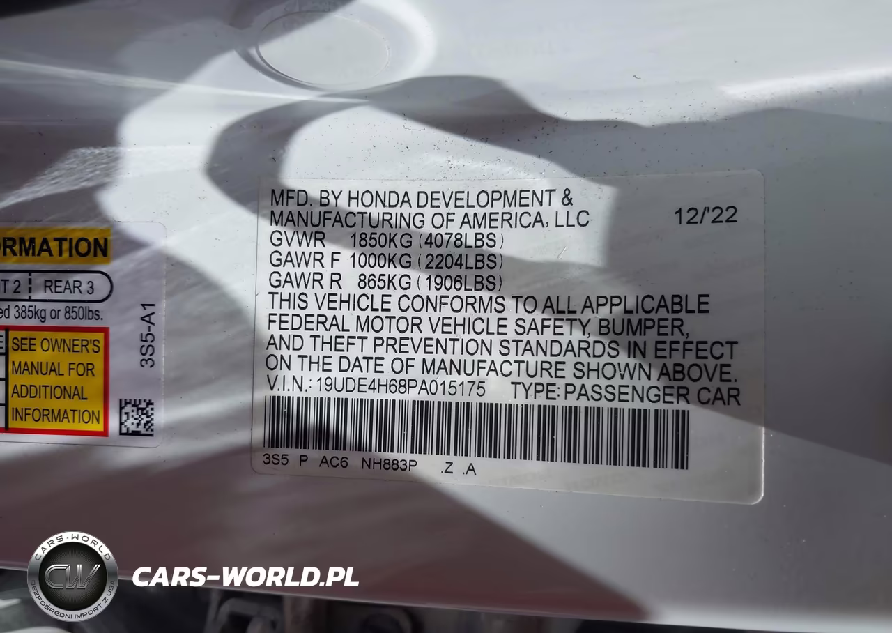 2023 Acura Integra A-Spec Technology VIN:19UDE4H68PA015175 - 9