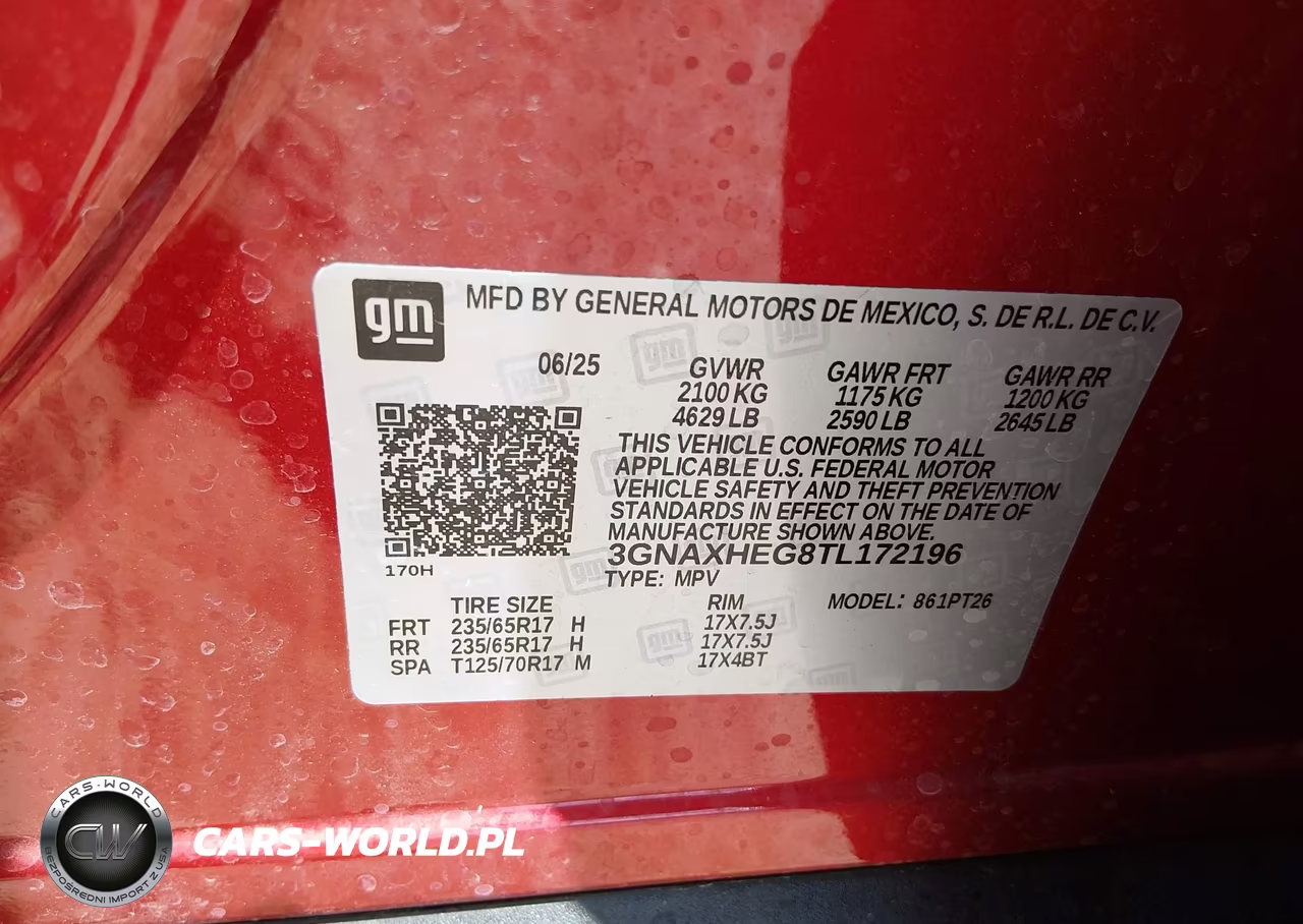 2026 Chevrolet Equinox Fwd Lt VIN:3GNAXHEG8TL172196 - 9