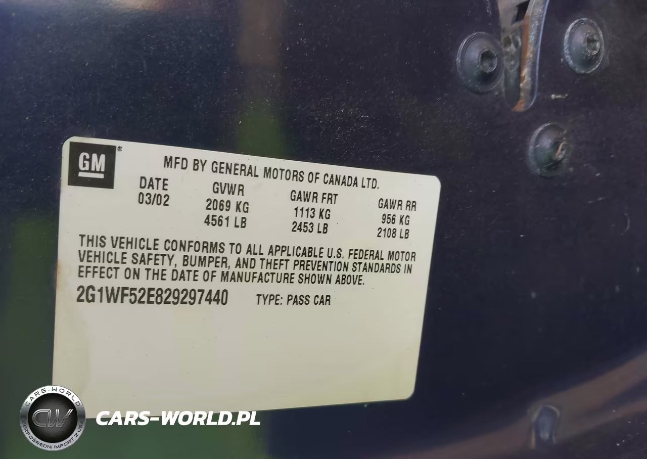 2002 Chevrolet Impala VIN:2G1WF52E829297440 - 9