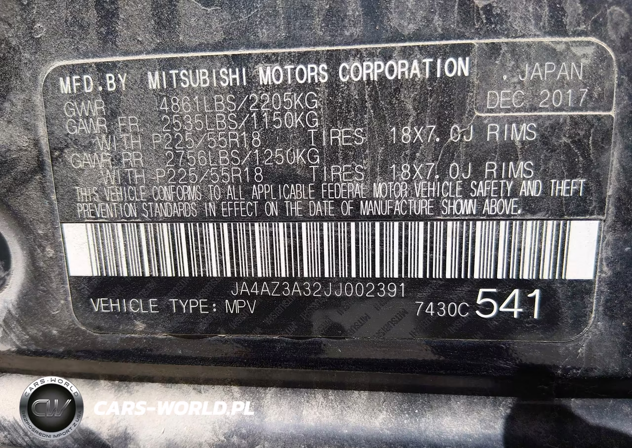 2018 Mitsubishi Outlander Se VIN:JA4AZ3A32JJ002391 - 9