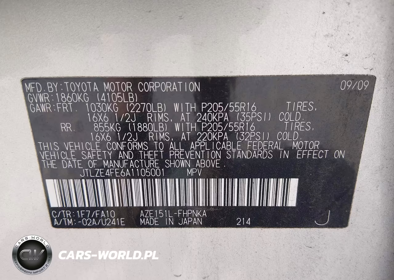 2010 Scion Xb VIN:JTLZE4FE6A1105001 - 9