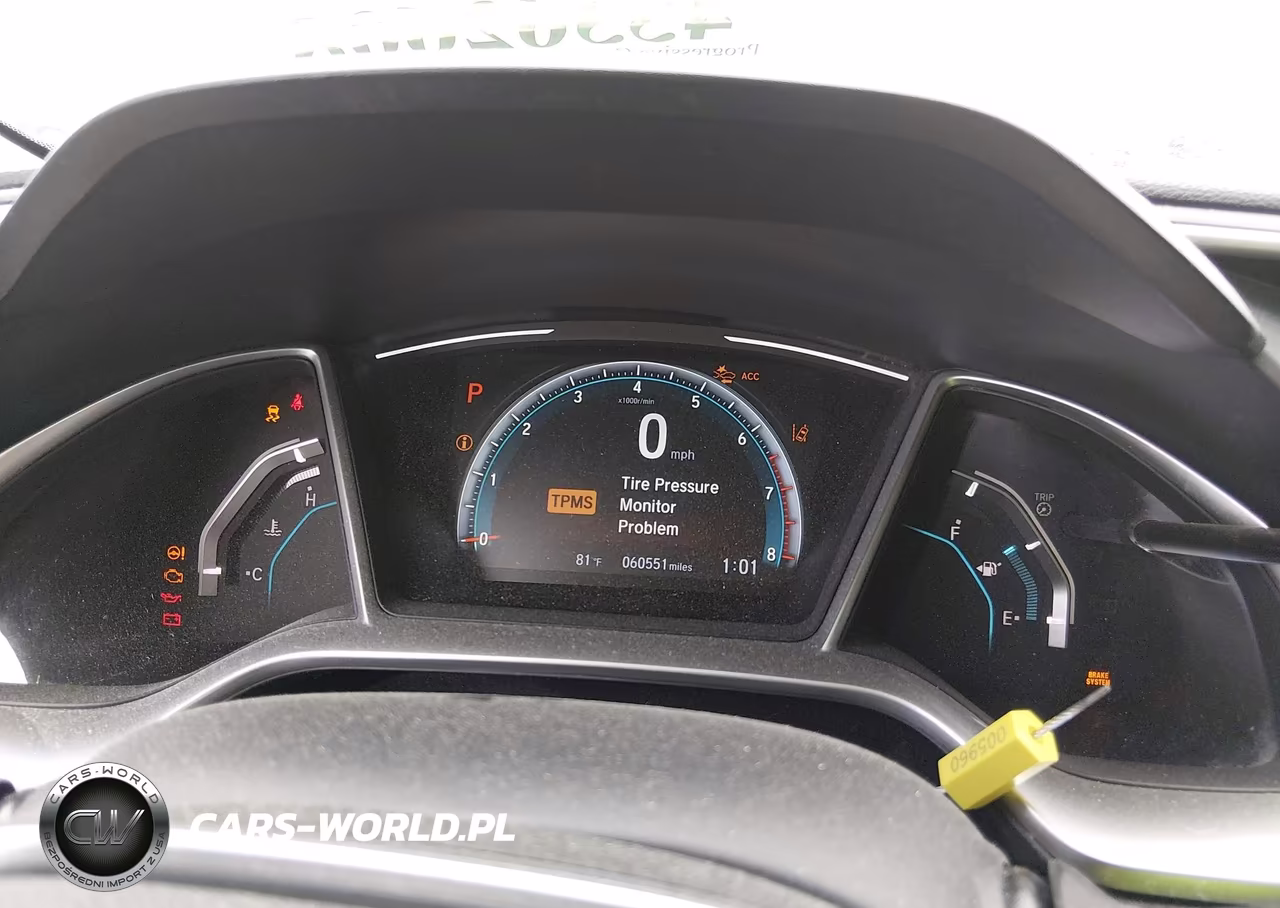 2019 Honda Civic Ex VIN:JHMFC1F36KX012168 - 7