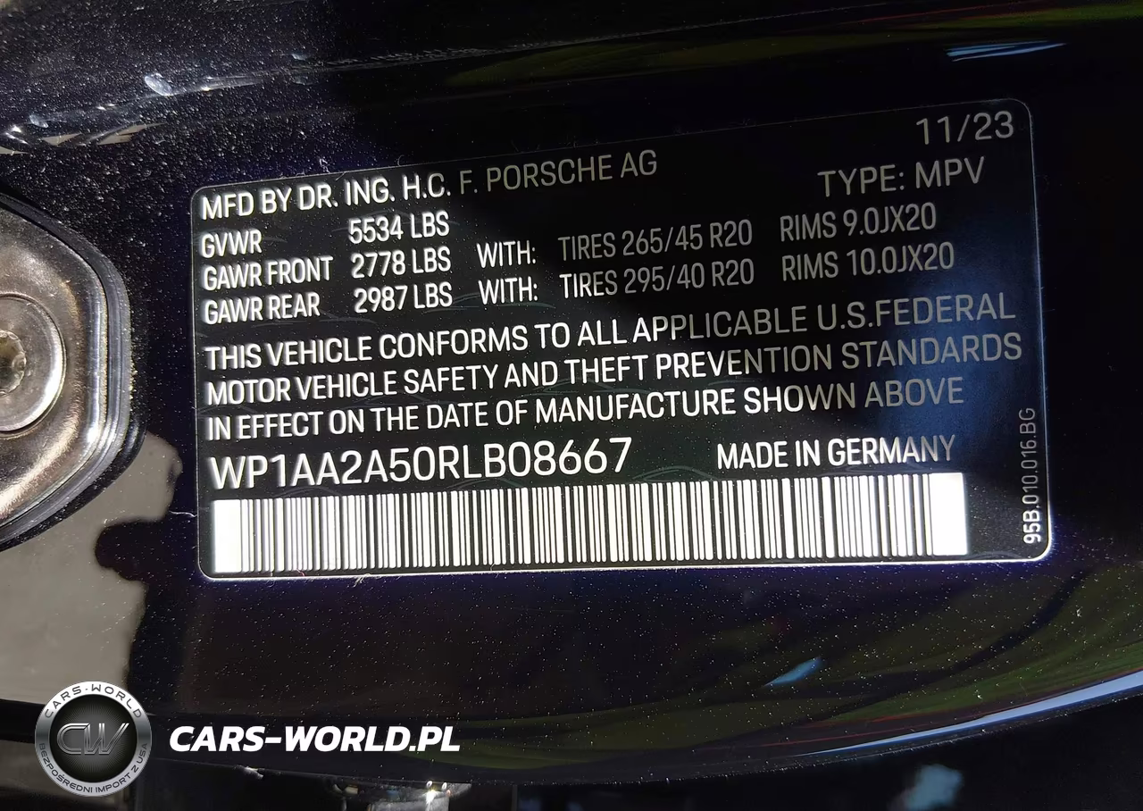 2024 Porsche Macan T VIN:WP1AA2A50RLB08667 - 9