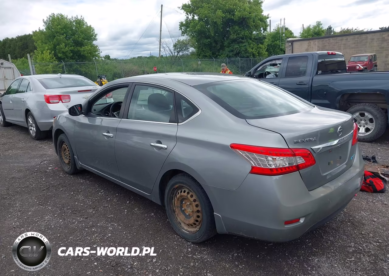 2014 Nissan Sentra Sv VIN:3N1AB7AP5EL634551 - 3