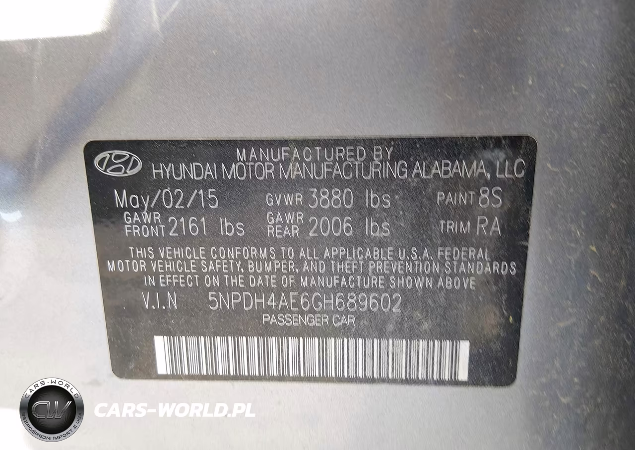 2016 Hyundai Elantra Se VIN:5NPDH4AE6GH689602 - 9