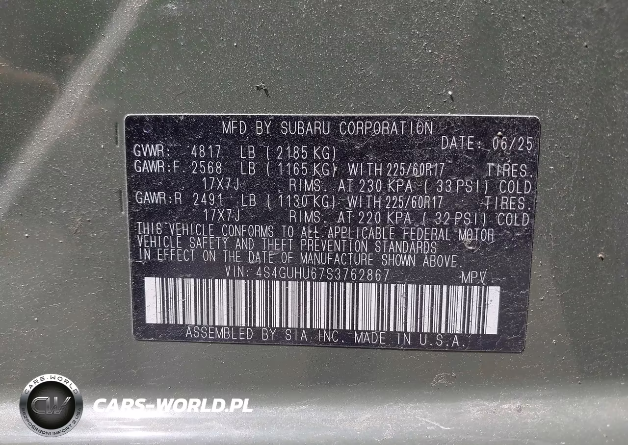 2025 Subaru Crosstrek Wilderness VIN:4S4GUHU67S3762867 - 9