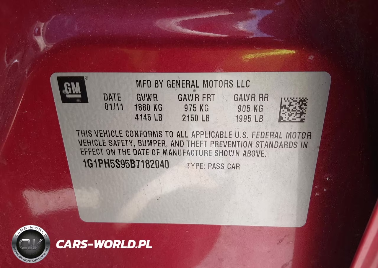 2011 Chevrolet Cruze Ltz VIN:1G1PH5S95B7182040 - 9
