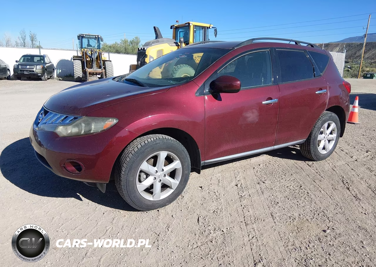 2009 Nissan Murano S VIN:JN8AZ18WX9W100646 - 2