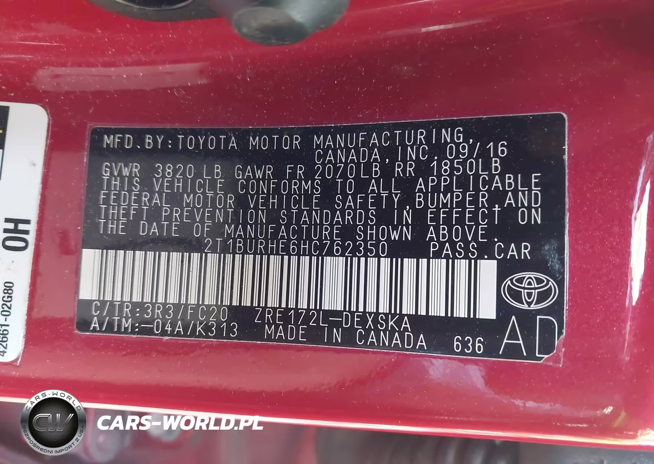 2017 Toyota Corolla Se VIN:2T1BURHE6HC762350 - 9