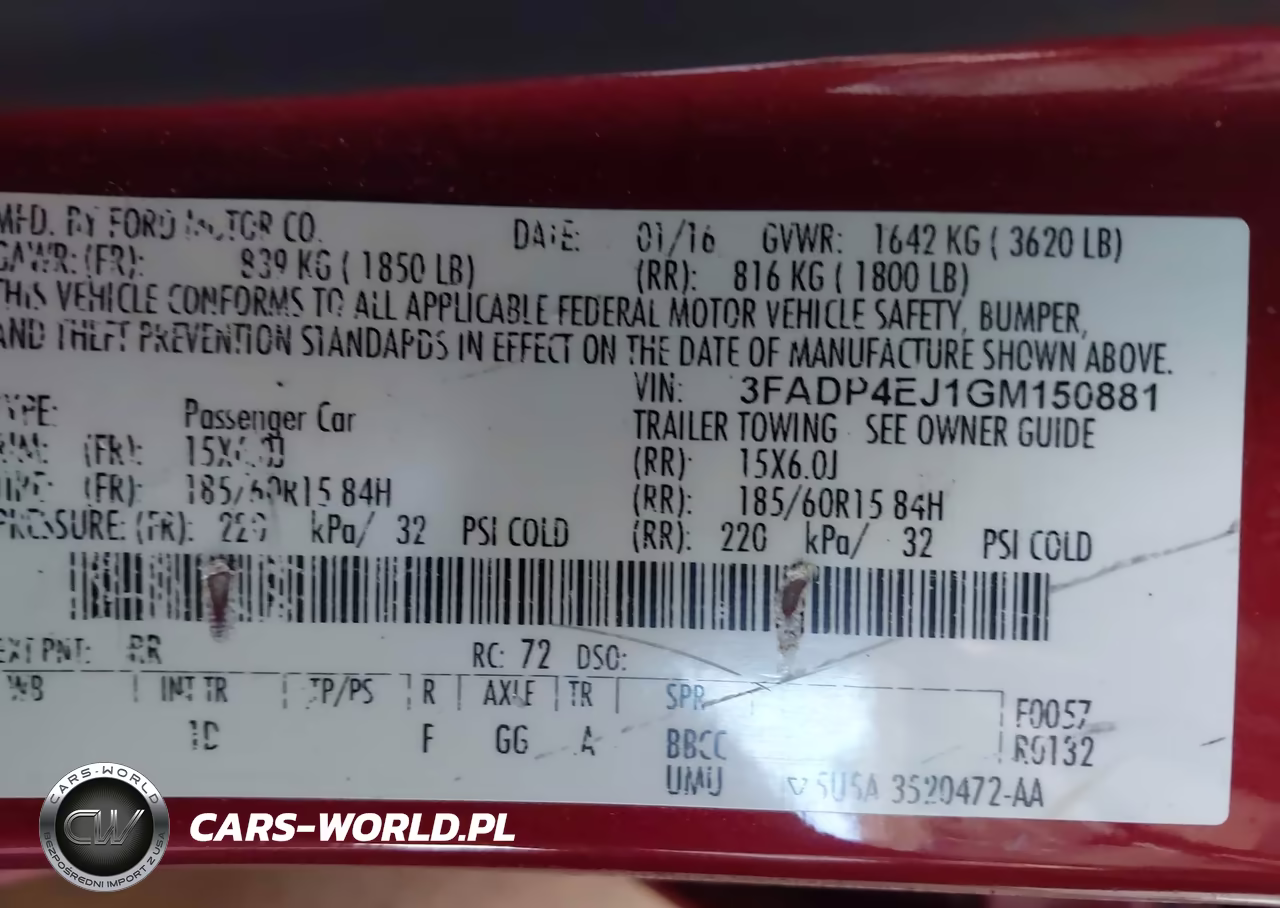 2016 Ford Fiesta Se VIN:3FADP4EJ1GM150881 - 9