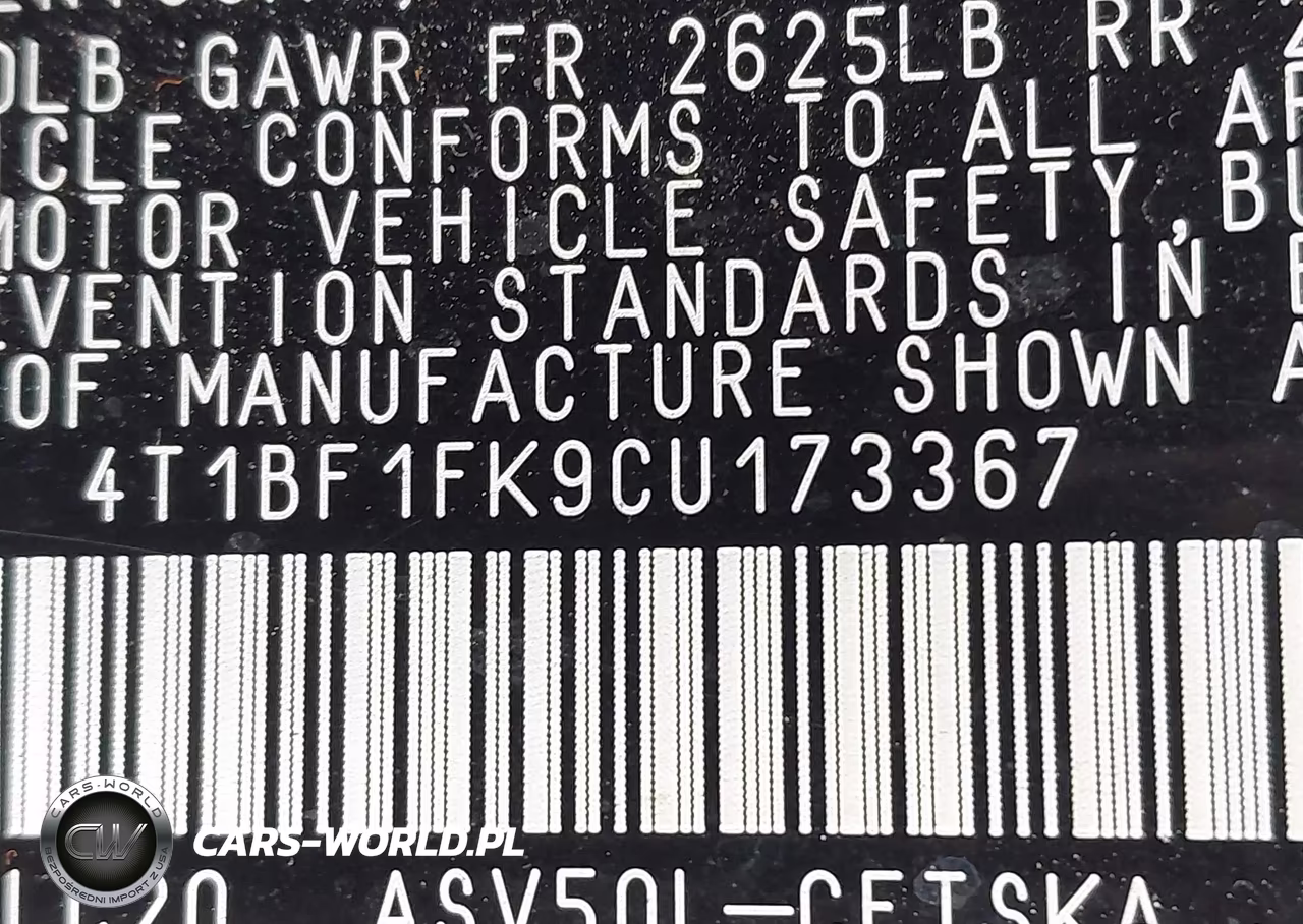 2012 Toyota Camry Se VIN:4T1BF1FK9CU173367 - 9
