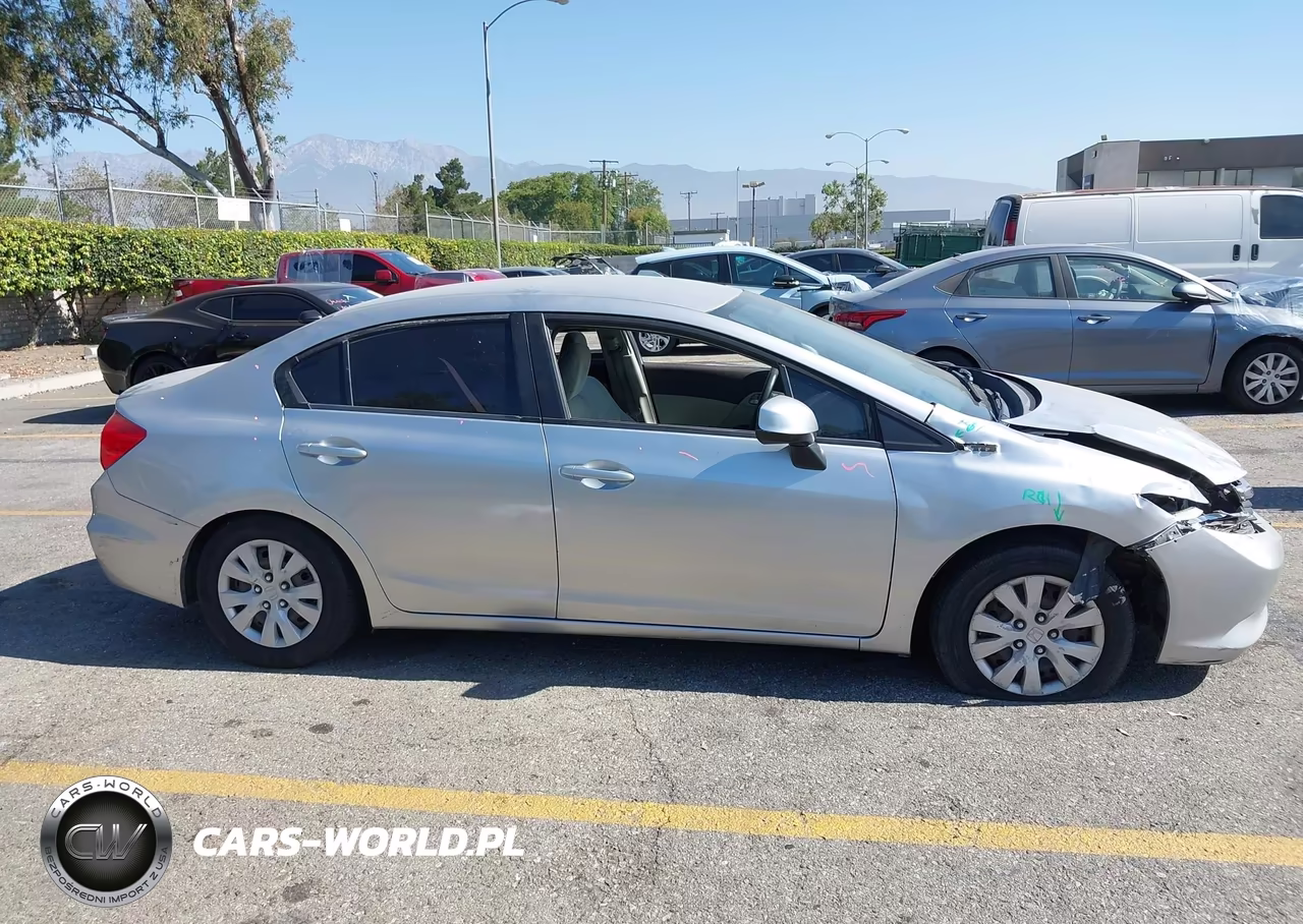 2012 Honda Civic Lx VIN:19XFB2F54CE378157 - 13
