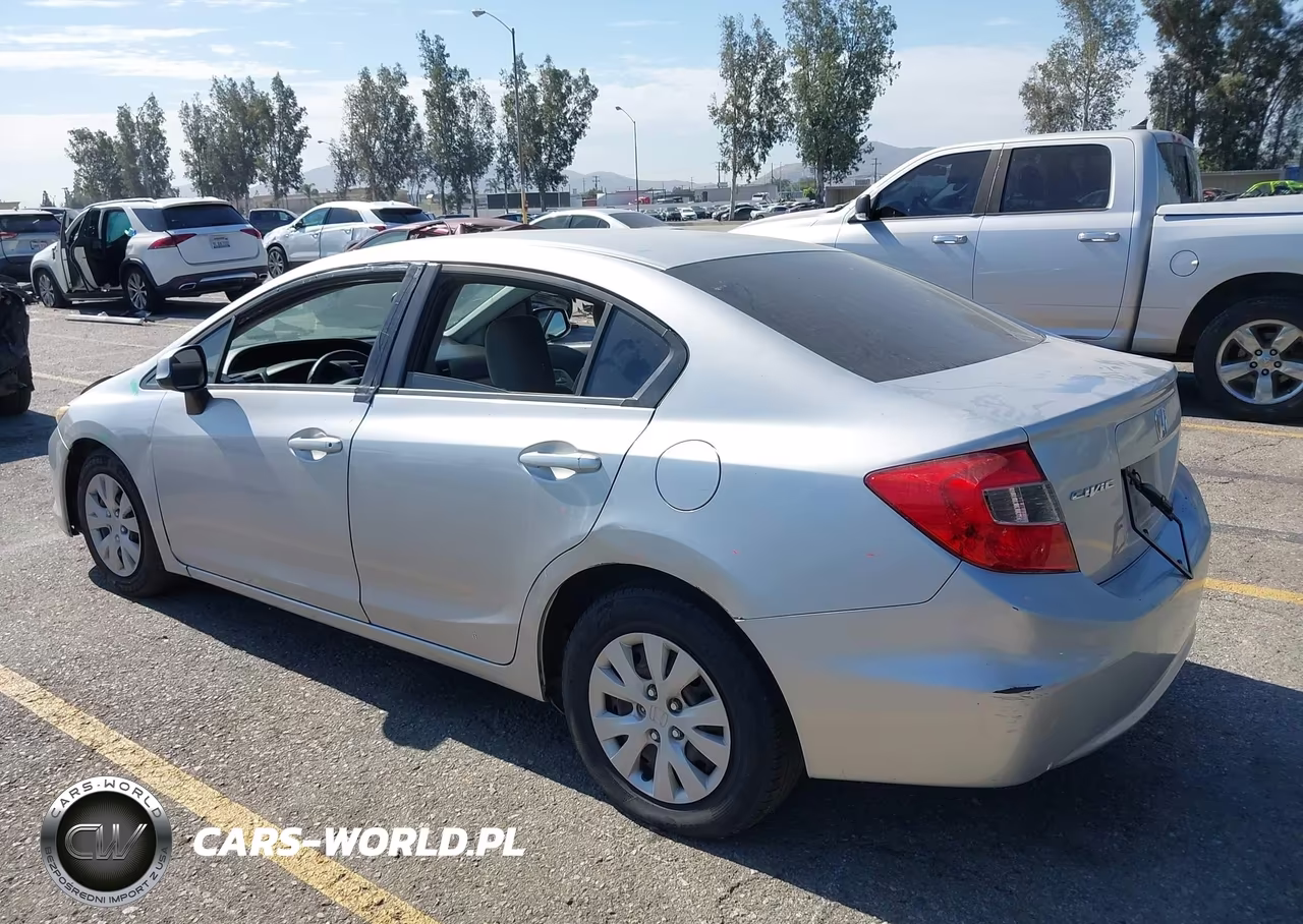 2012 Honda Civic Lx VIN:19XFB2F54CE378157 - 3