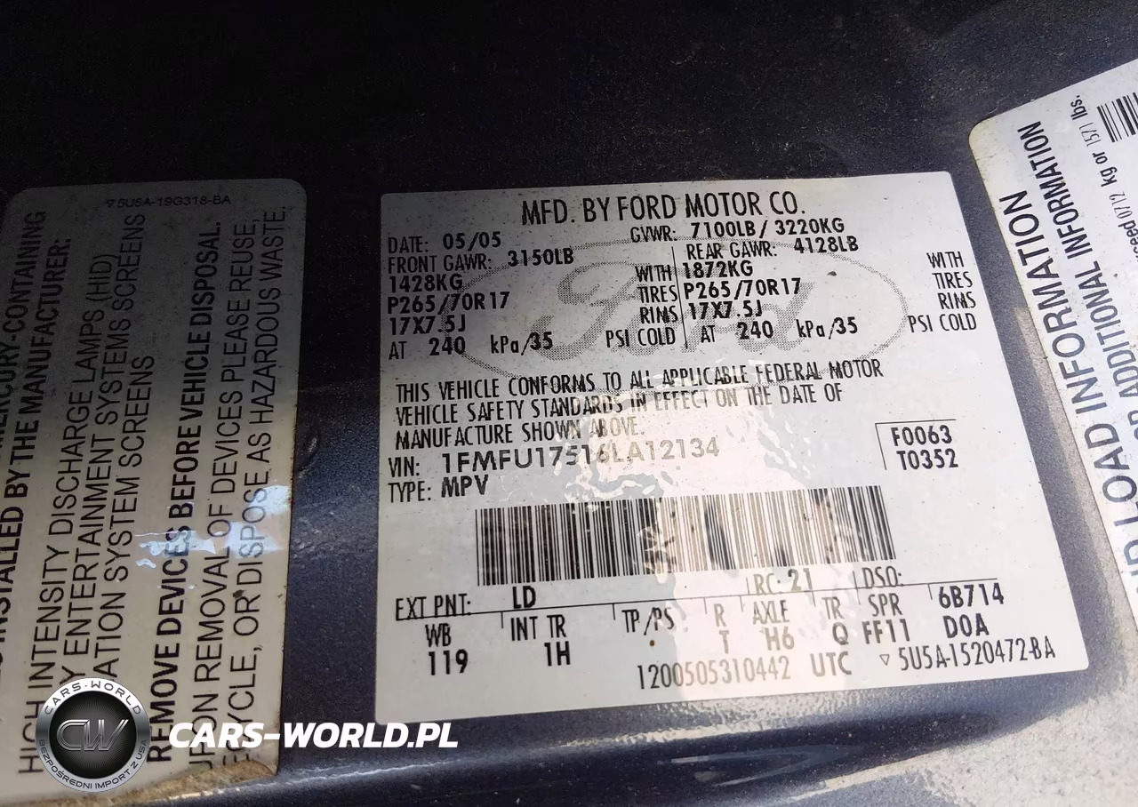 2006 Ford Expedition Eddie Bauer-King Ranch VIN:1FMFU17516LA12134 - 9