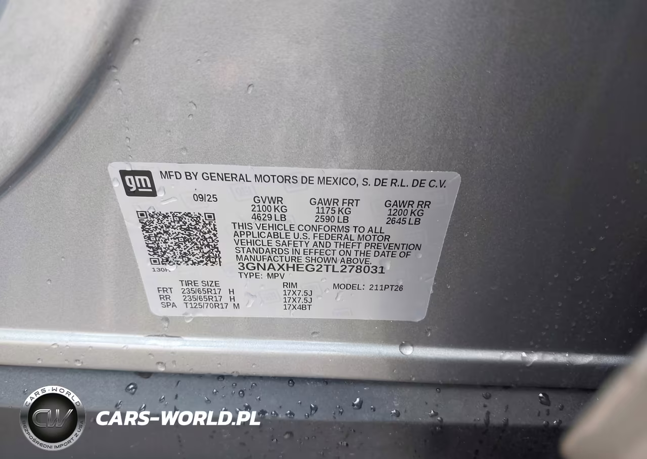 2026 Chevrolet Equinox Fwd Lt VIN:3GNAXHEG2TL278031 - 9