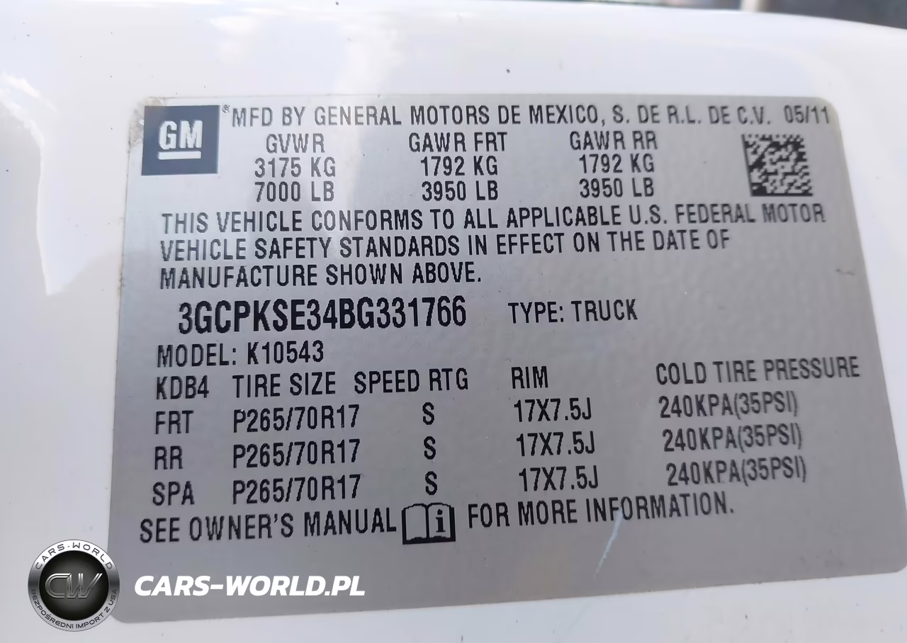 2011 Chevrolet Silverado 1500 Lt VIN:3GCPKSE34BG331766 - 9