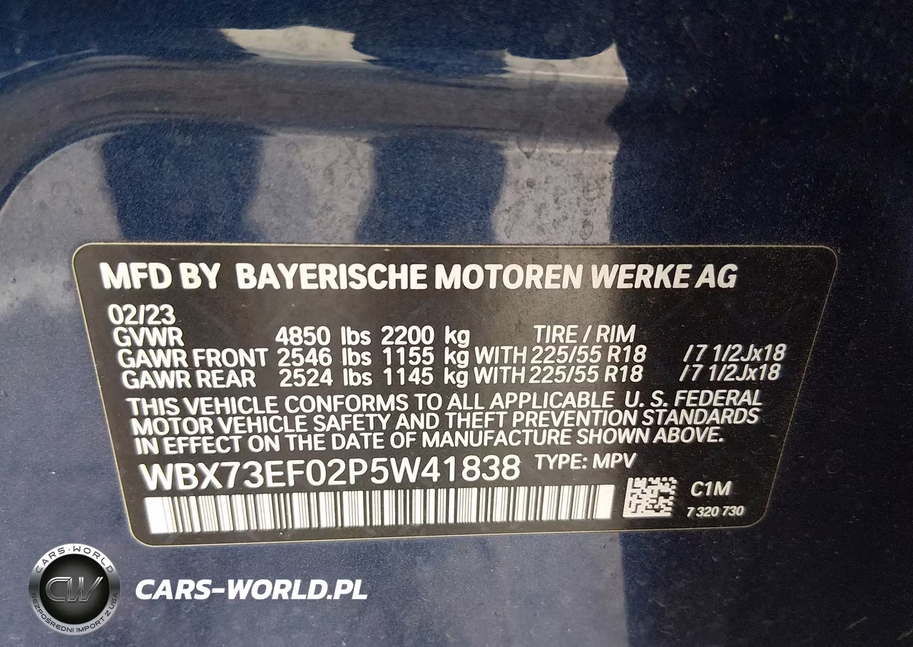2023 BMW X1 xDrive28I VIN:WBX73EF02P5W41838 - 9