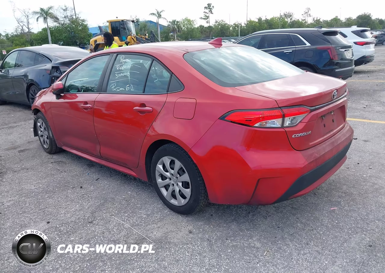 2020 Toyota Corolla Le VIN:5YFEPRAE1LP050237 - 3