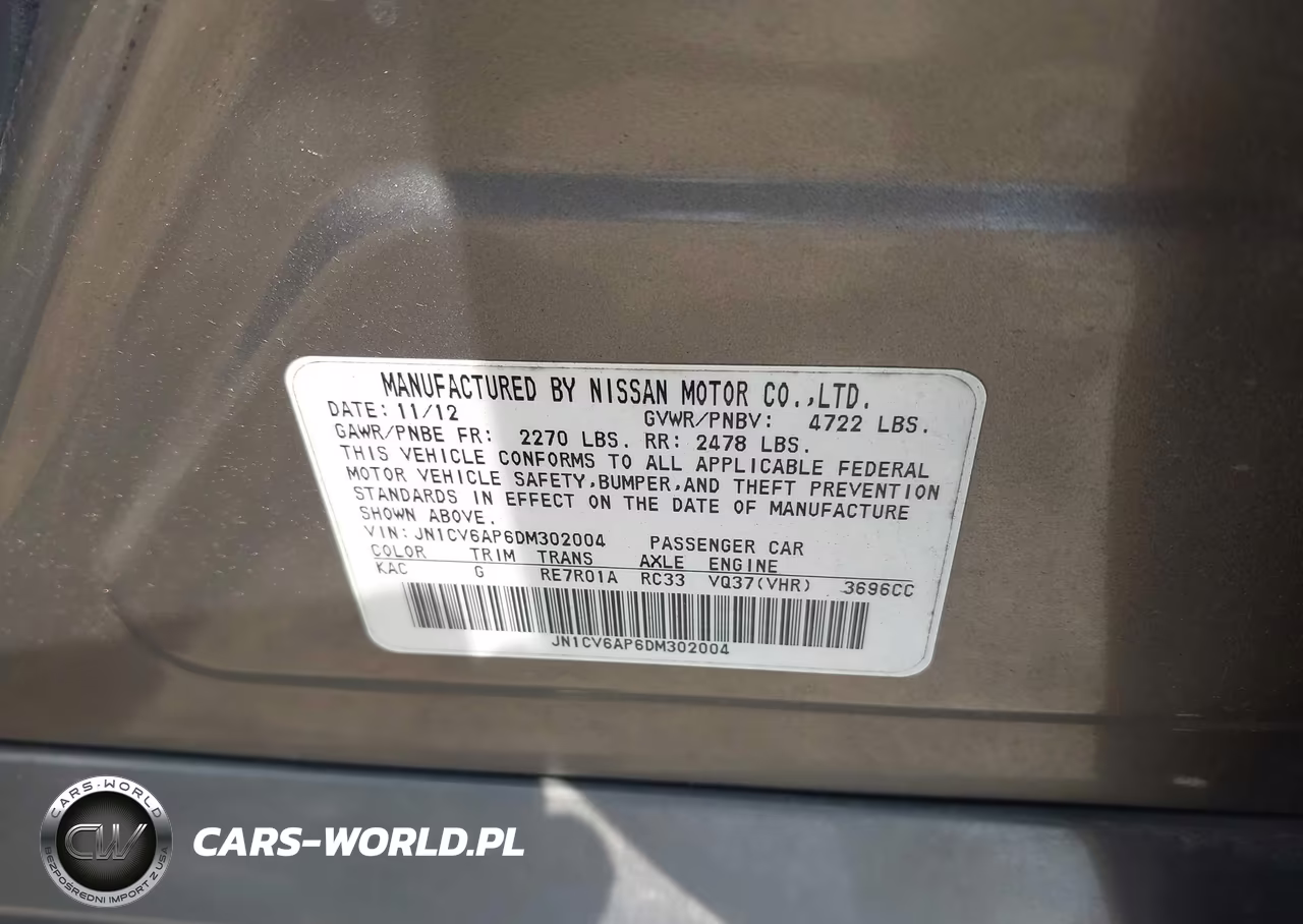 2013 Infiniti G37 Sedan Journey VIN:JN1CV6AP6DM302004 - 9