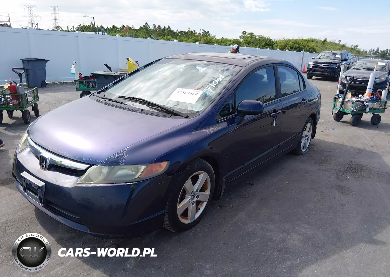 2008 Honda Civic Ex VIN:1HGFA16818L110447 - 2