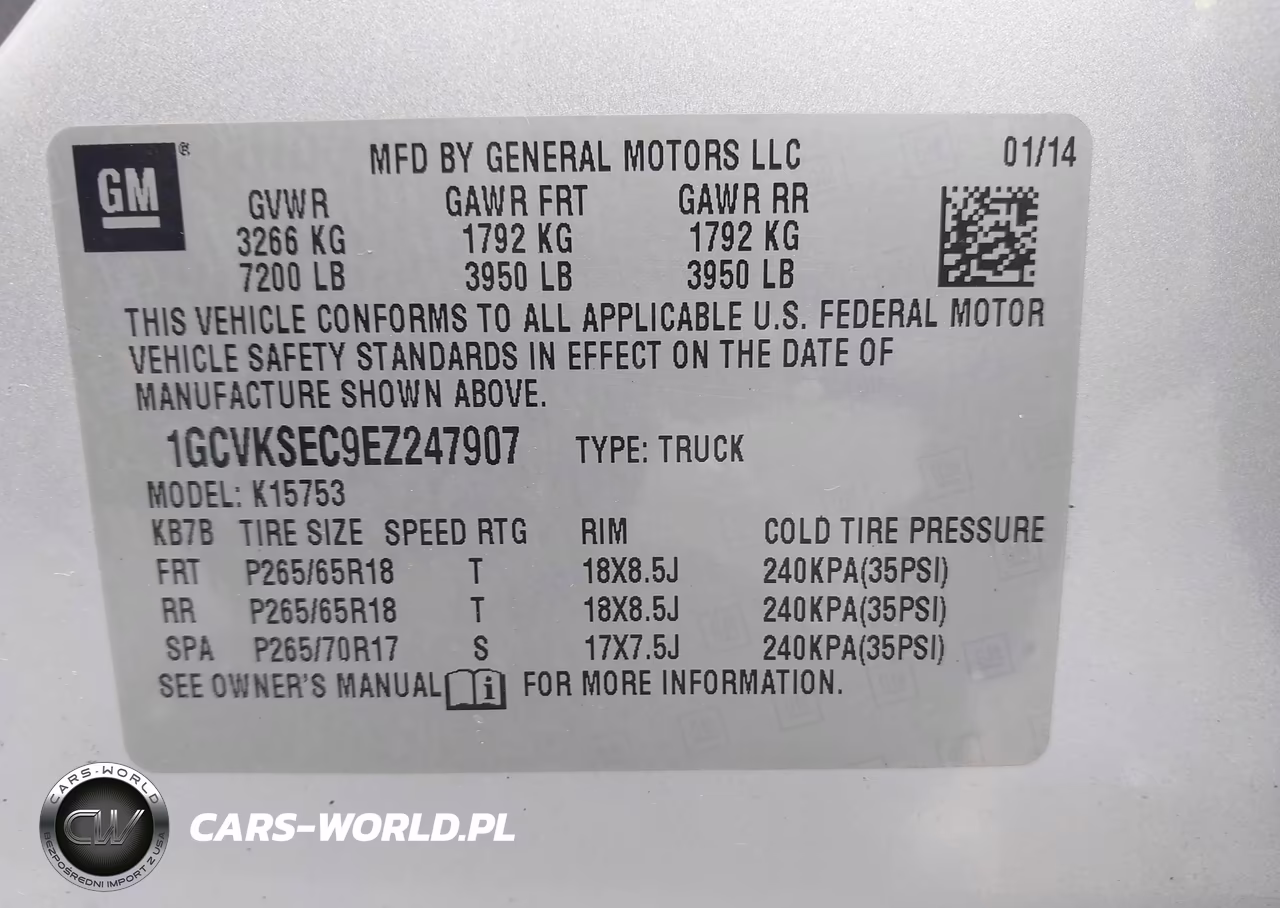 2014 Chevrolet Silverado 1500 Ltz VIN:1GCVKSEC9EZ247907 - 9