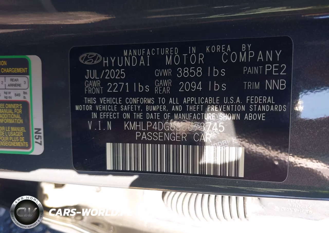 2025 Hyundai Elantra Limited VIN:KMHLP4DG8SU073745 - 9