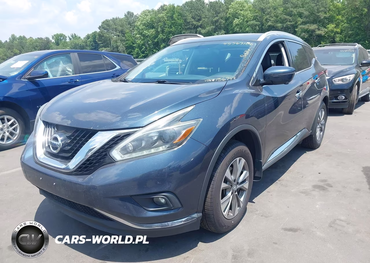2018 Nissan Murano Platinum-S-Sl-Sv VIN:5N1AZ2MH4JN156743 - 2