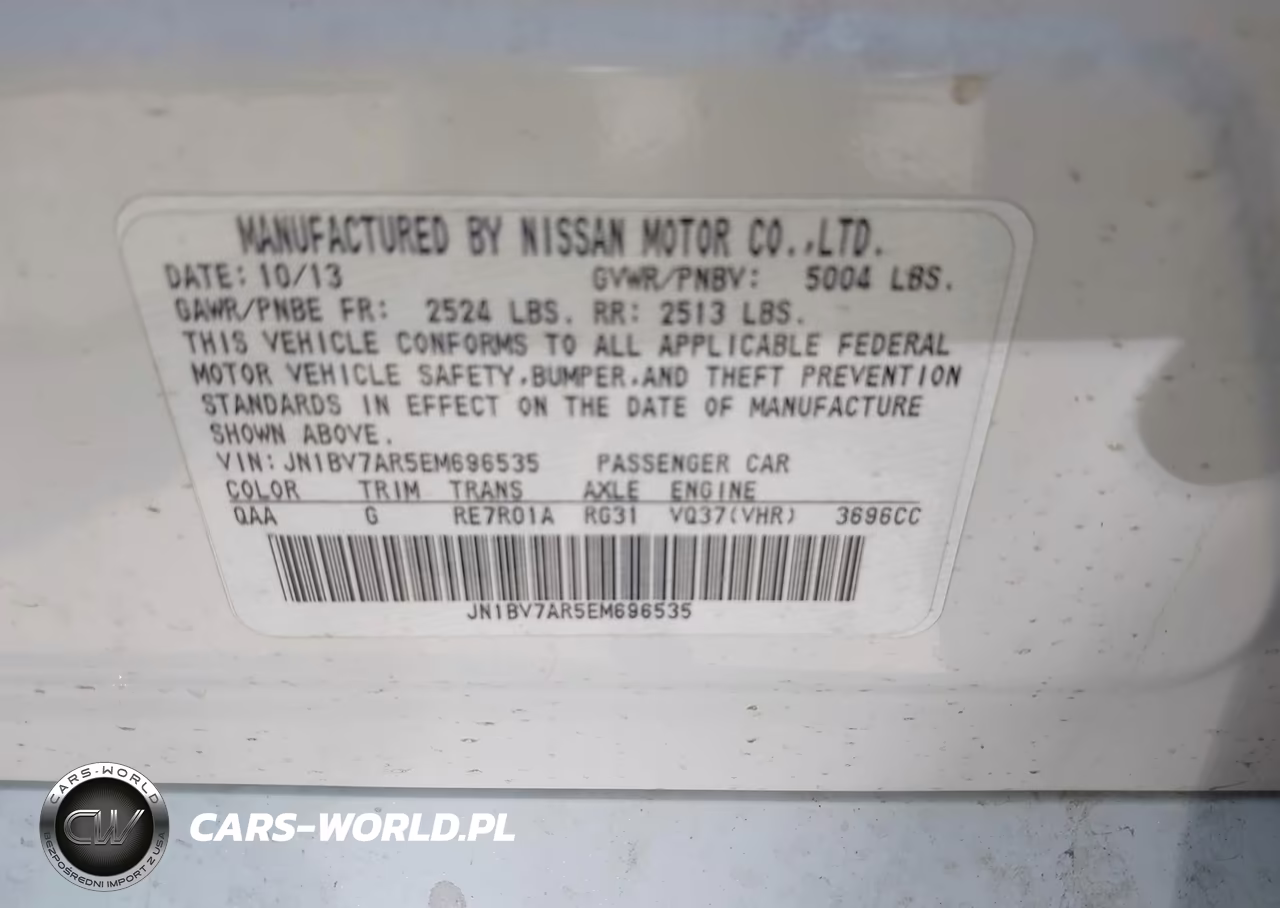 2014 Infiniti Q50 Premium VIN:JN1BV7AR5EM696535 - 9