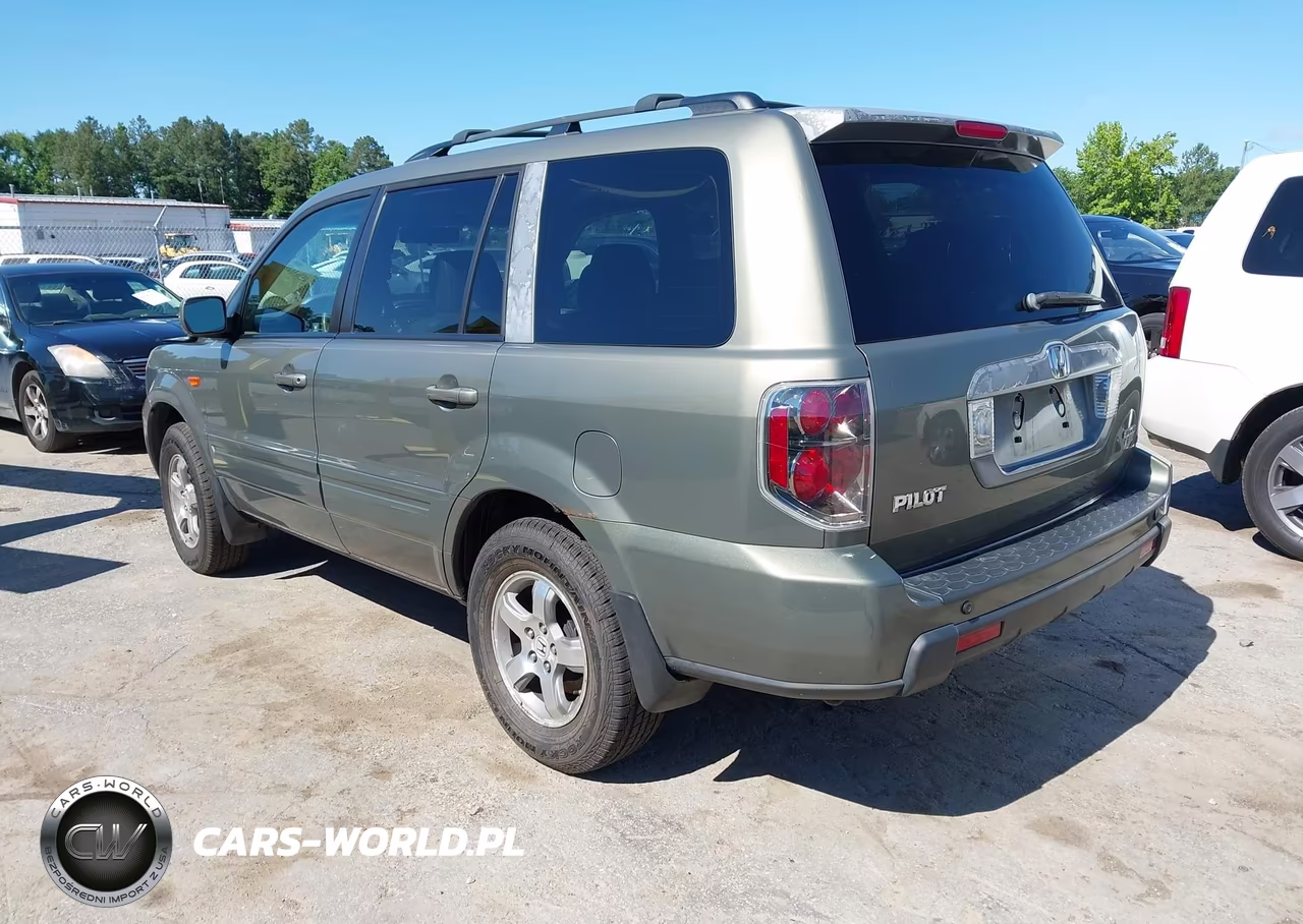 2007 Honda Pilot Ex-L VIN:2HKYF18657H500913 - 3