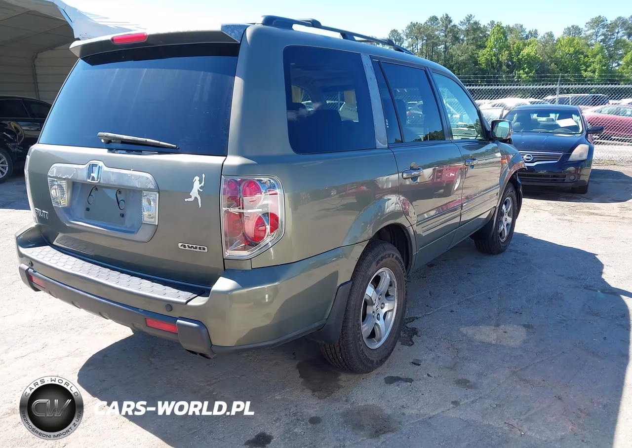 2007 Honda Pilot Ex-L VIN:2HKYF18657H500913 - 4
